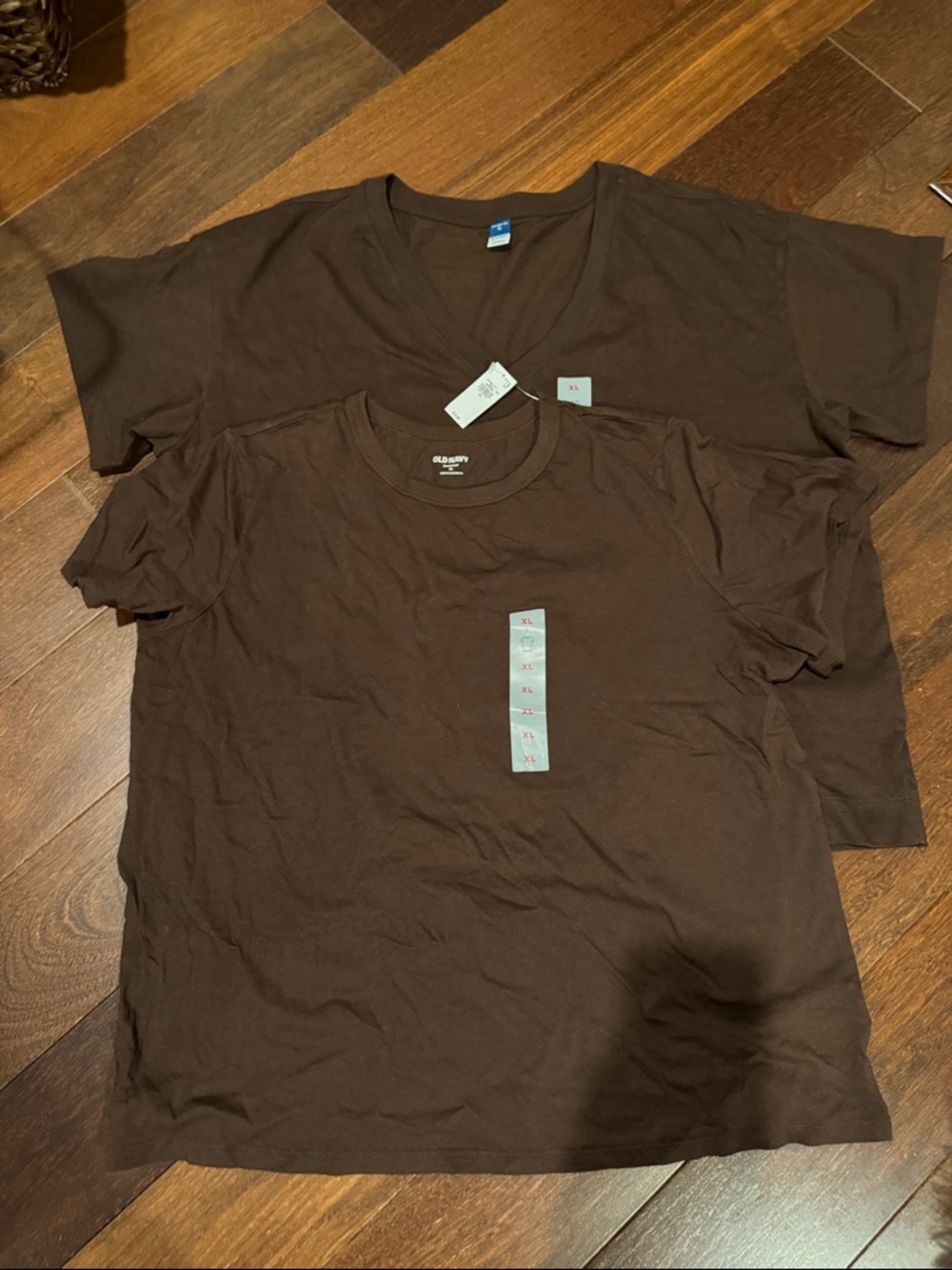 Old Navy NWT Brown cotton short sleeve tee shirt bundle (2) size XL - Picture 10 of 13